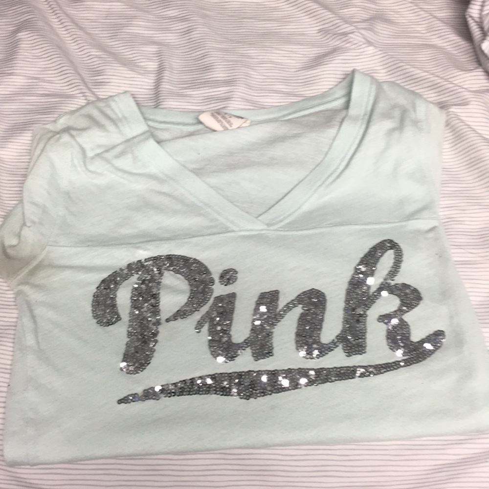 VS pink shirt